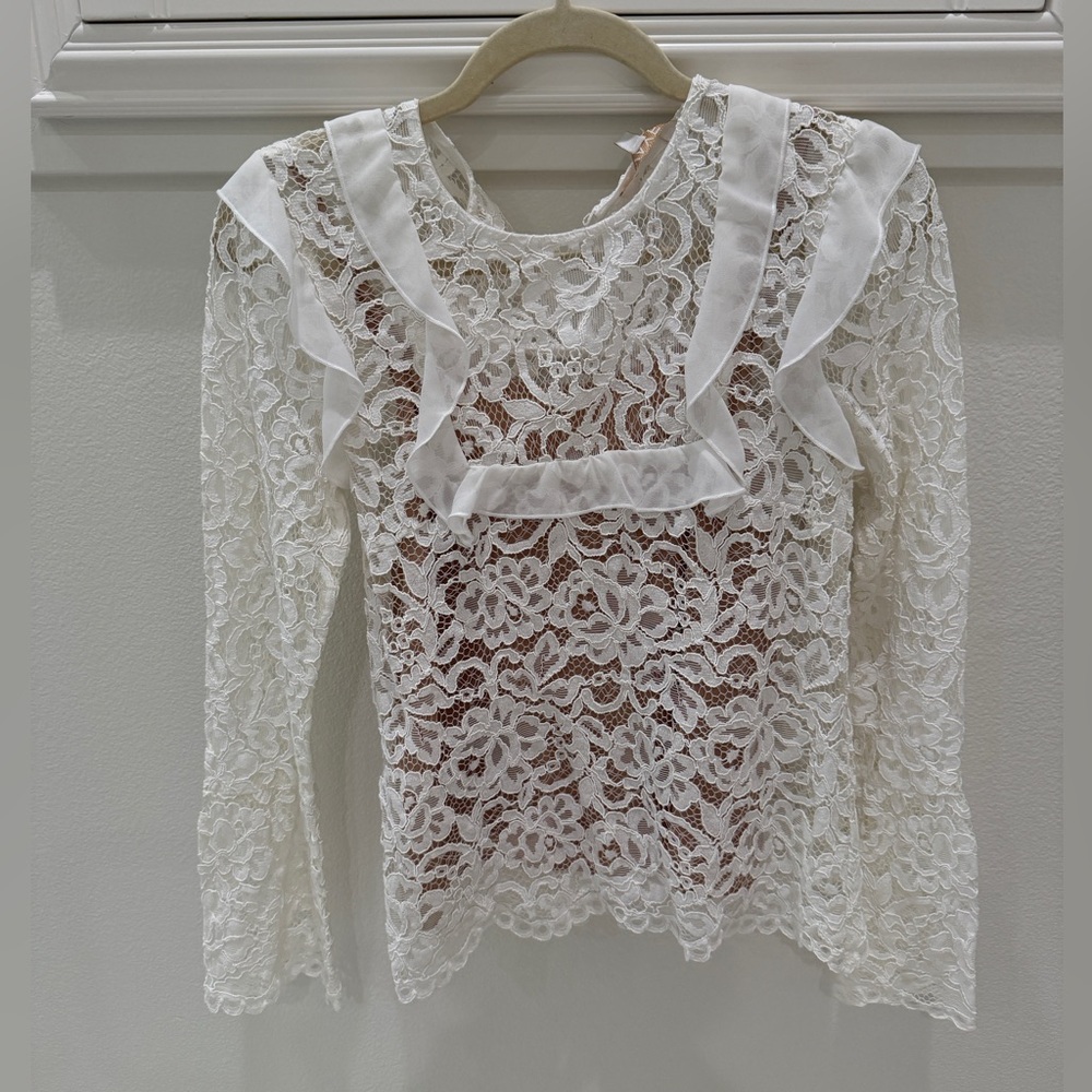 WAYF lace blouse